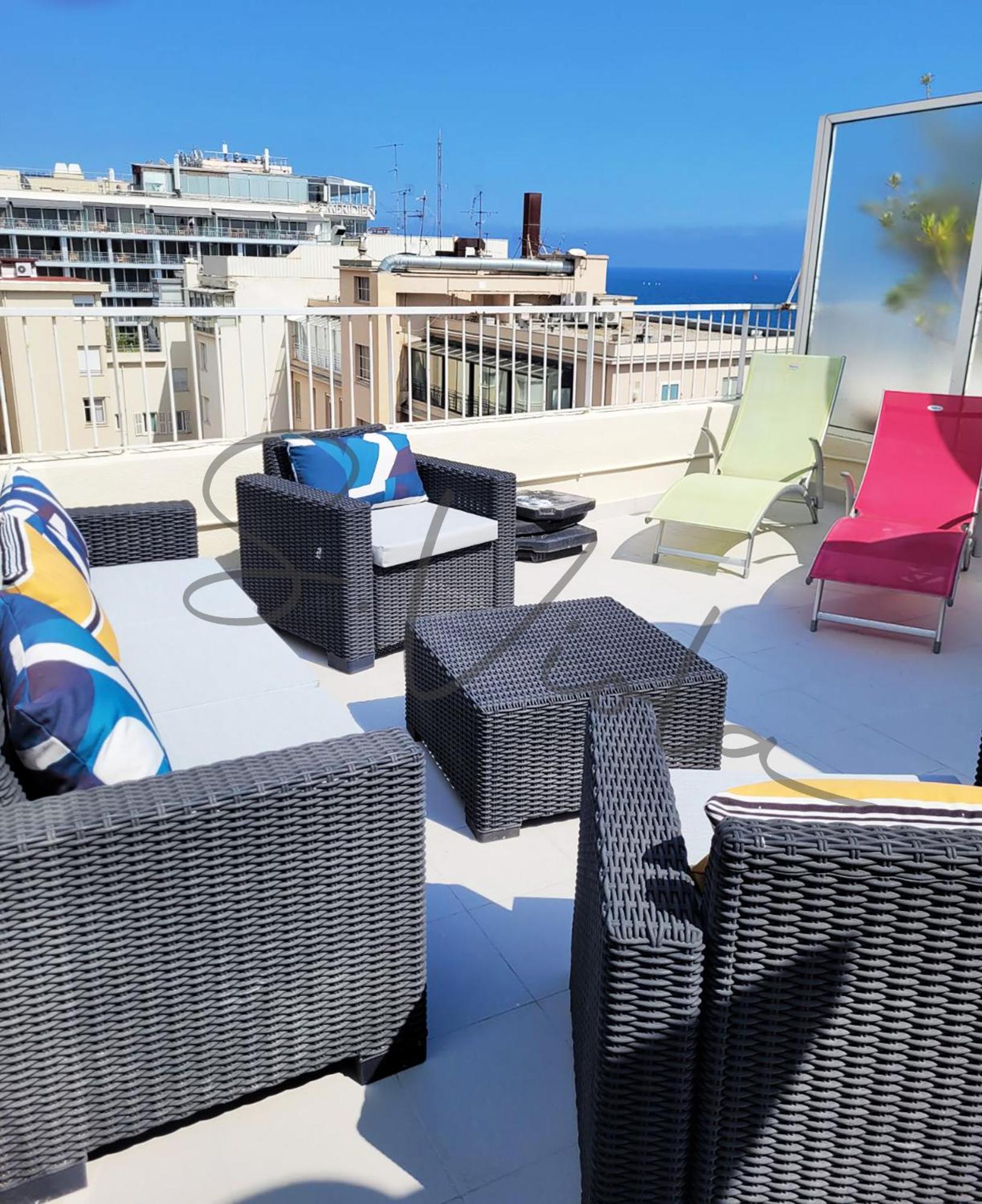 Royal Lux Nice -Last Floor, See View المظهر الخارجي الصورة